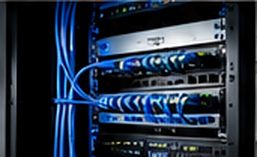 Professional network equipment rack