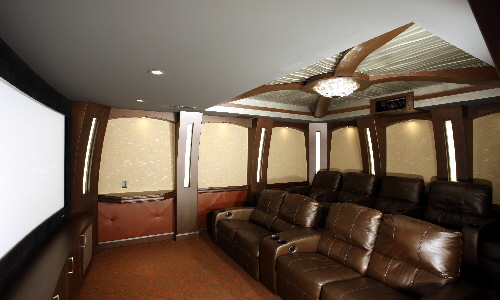 Curved Anamorphic-Screen Theater — Fox Audio Visual project photo 1