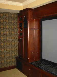Quarter-Sawn White Oak Media Room — Fox Audio Visual project photo 2